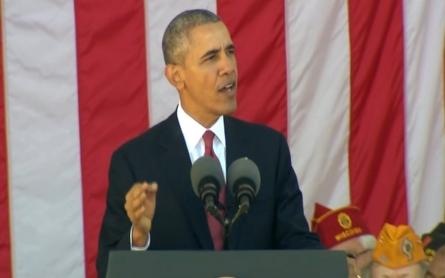 President Obama addresses veterans at Arlington National Cemetery